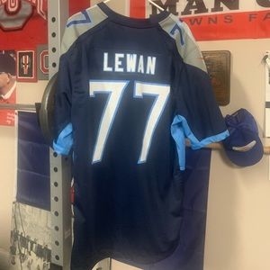 Taylor Lewan Tennesse titans home  Nike jersey size XL